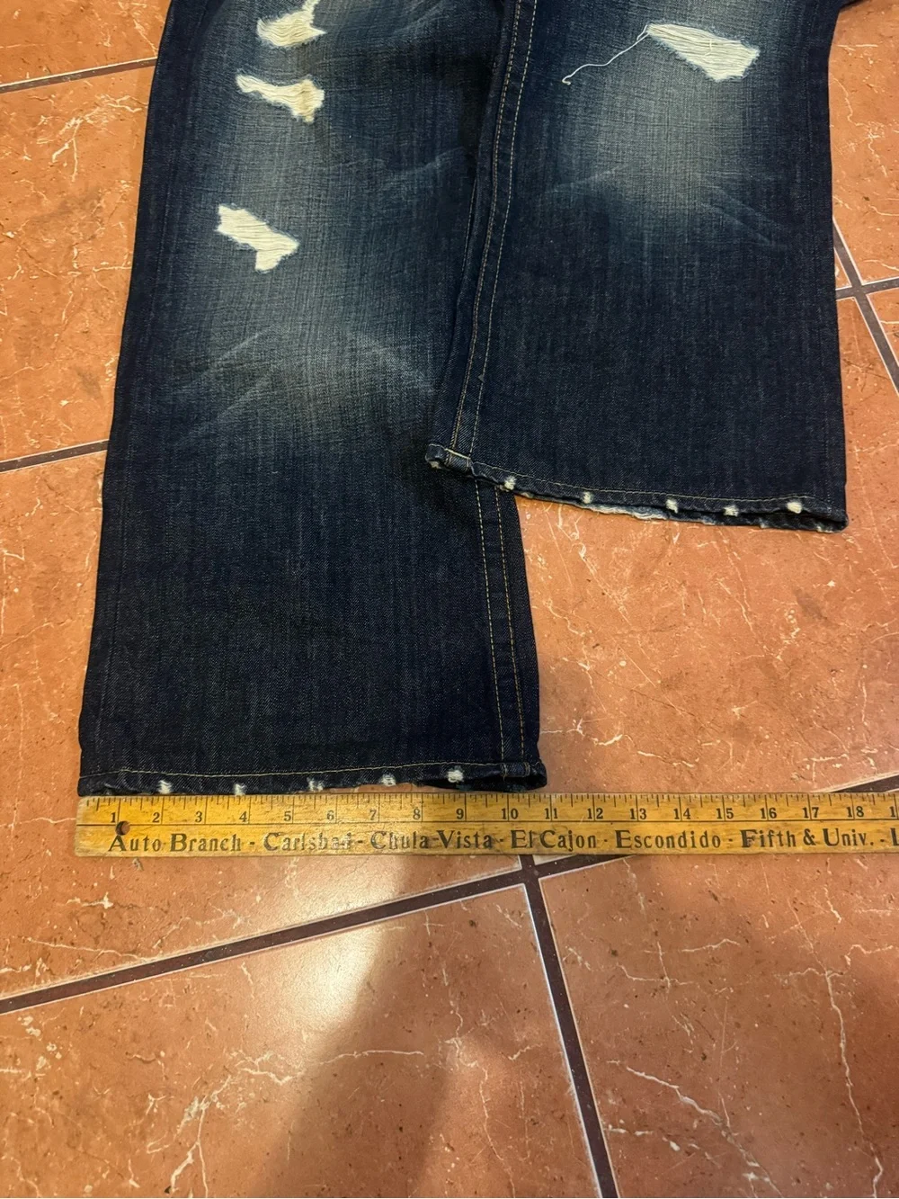 True Religion Men's Dark Blue Bootcut Jeans